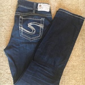 EUC Silver Suki Skinny Straight jeans